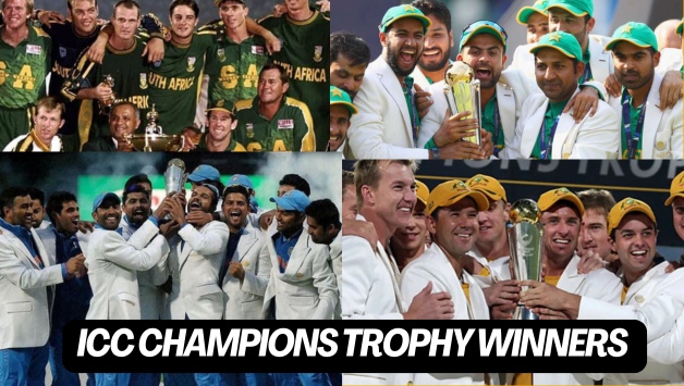 ICC Champions Trophy Winners