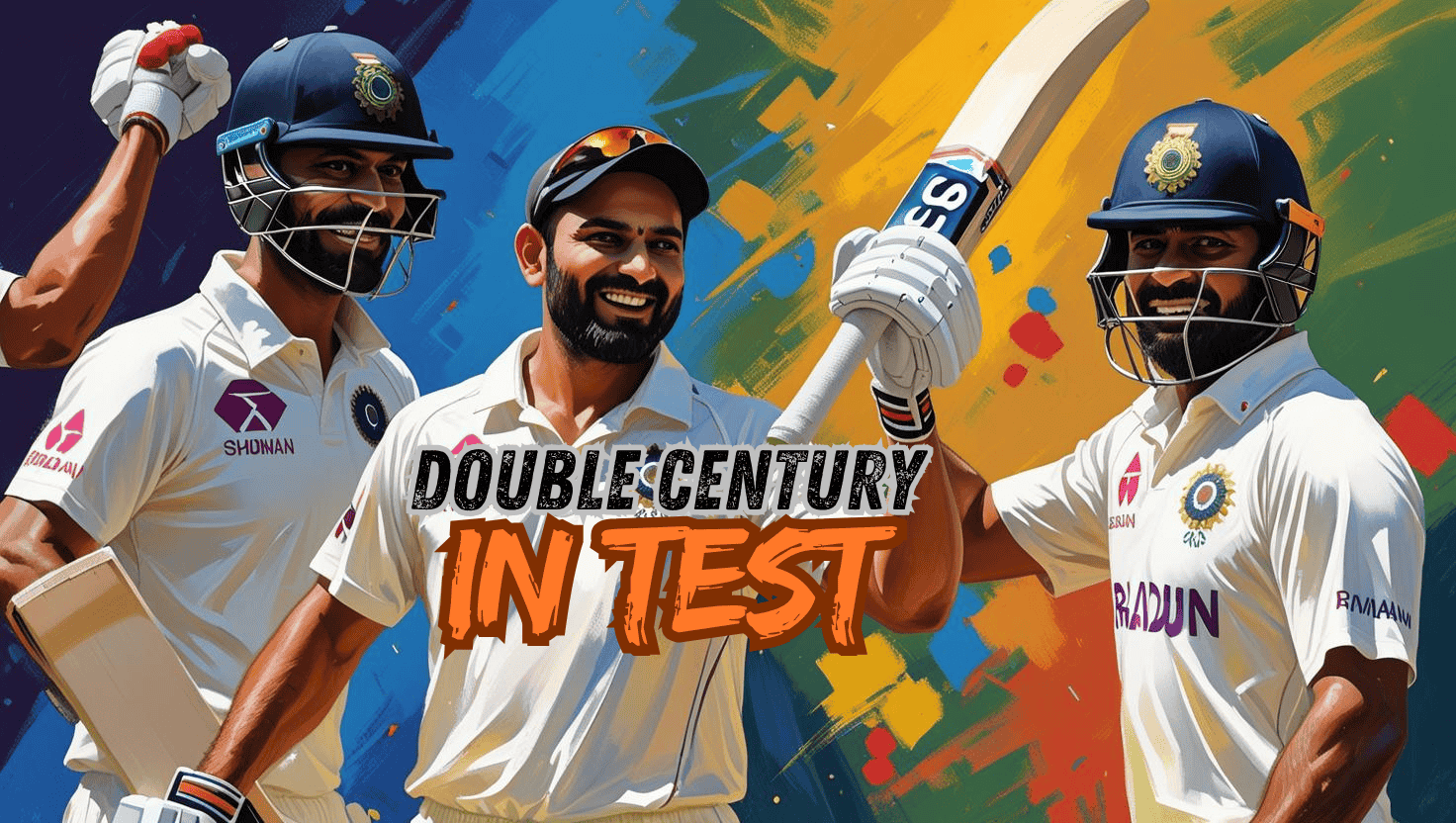 Double Century in Test Cricket
