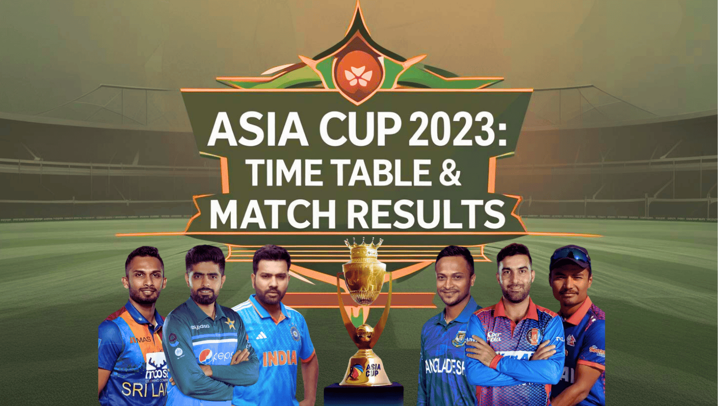 Asia Cup 2023 schedule time table