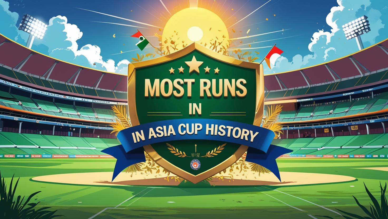 Most Runs in Asia Cup History